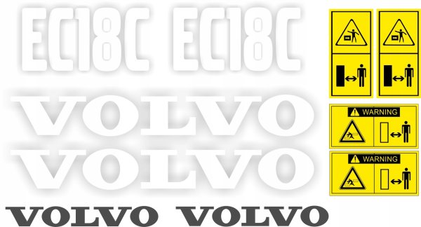 JCB 8014 наклейки