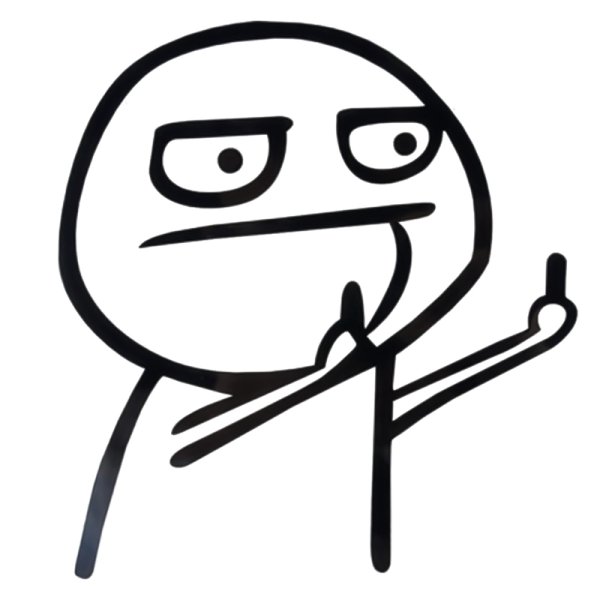 Человечек с факом