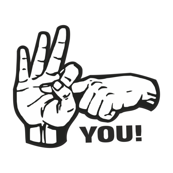 Надпись фак