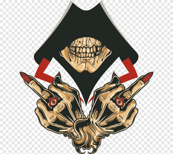 Череп с факом