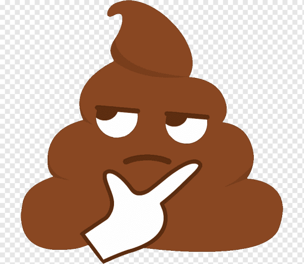 Какашка на прозрачном фоне