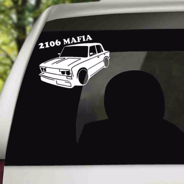 Наклейки на машину ВАЗ 2106