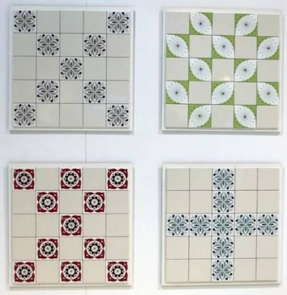Декоративные наклейки на половую плитку