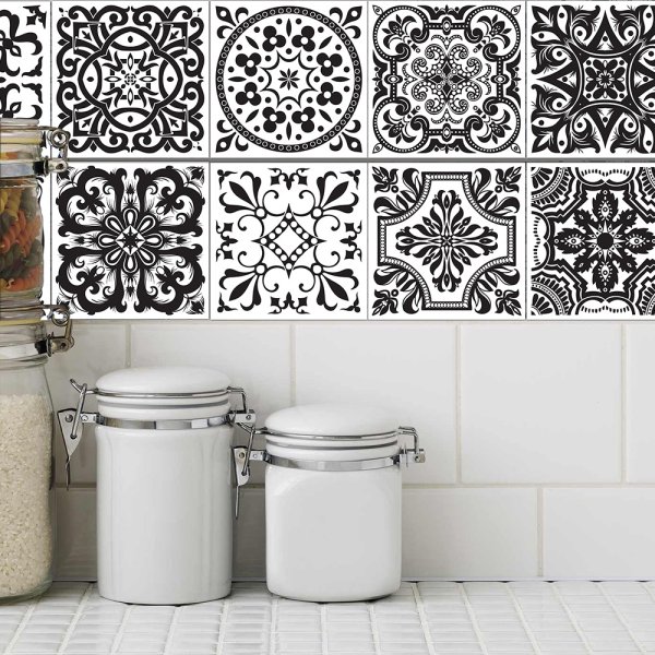 Виниловые наклейки на кафель