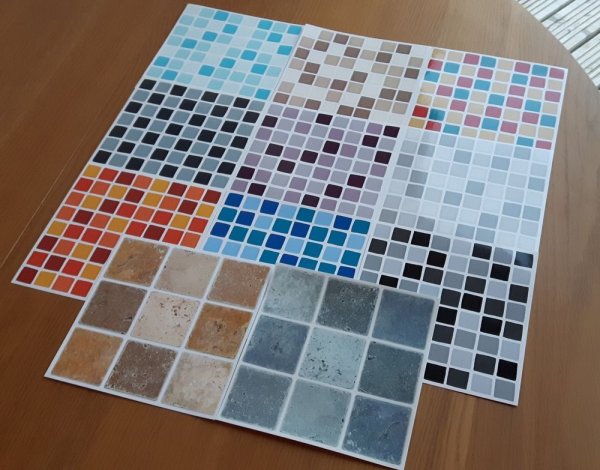 Виниловая пленка для кафельной плитки