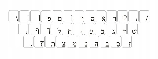 Корейские буквы на клавиатуре