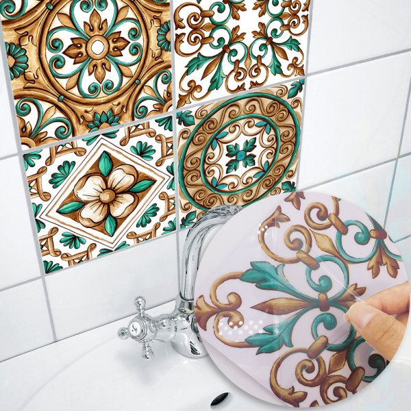 Декоративные наклейки на кафельную плитку