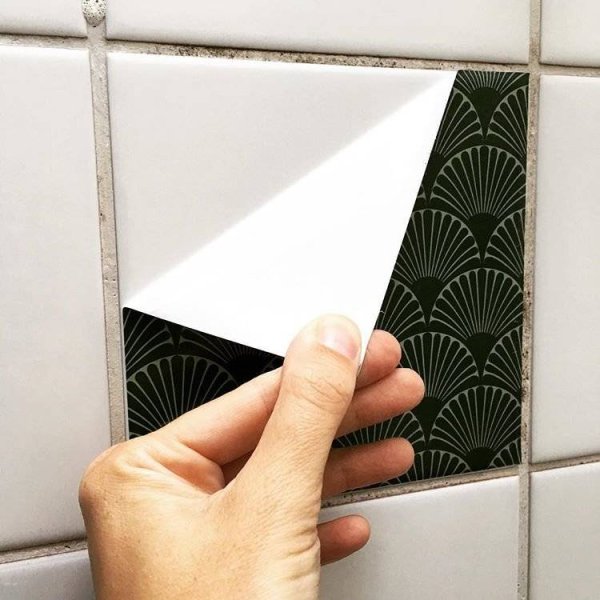 Пленка на плитку в ванной