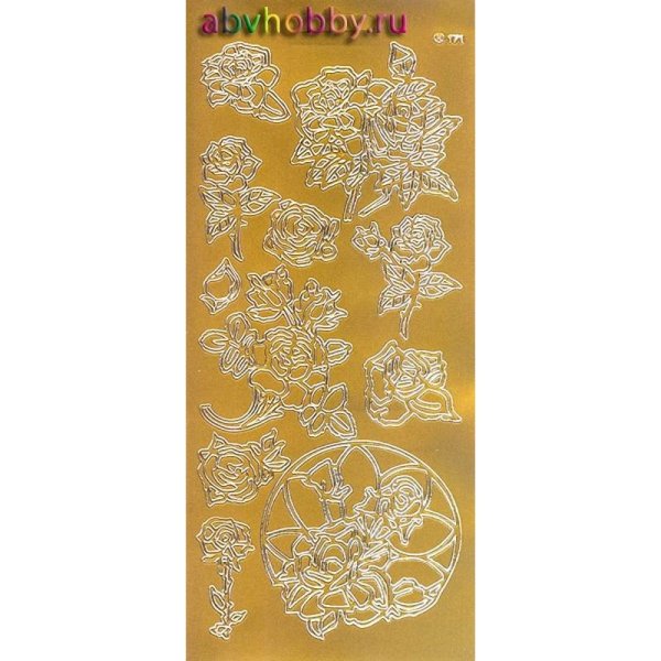 Контурные наклейки для свадьбы