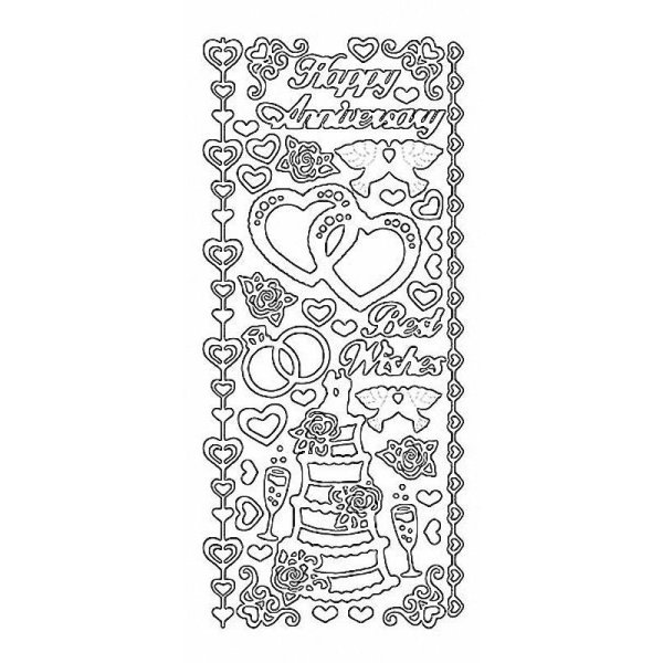 Наклейки контур