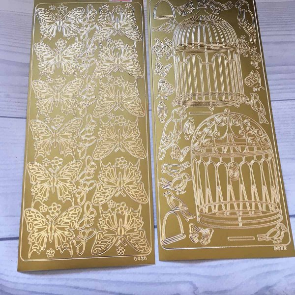 Контурные наклейки для скрапбукинга