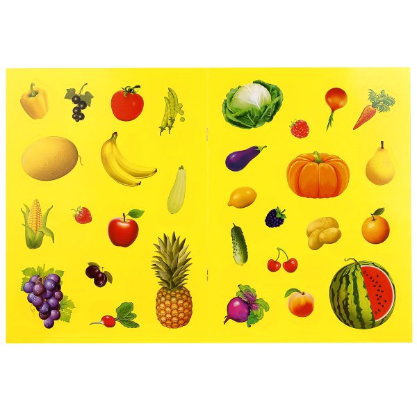 Стикеры наклейки овощи