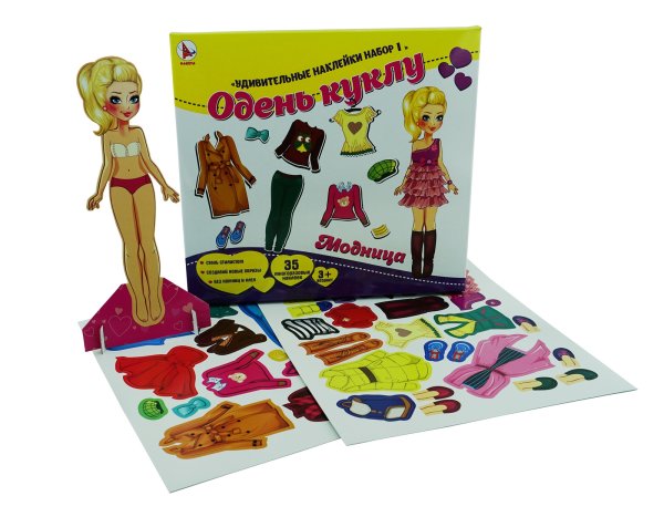 Наклейки куклы