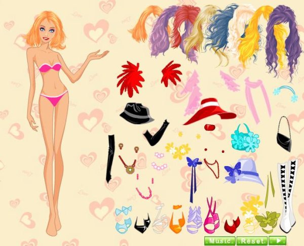 Бумажные куклы Барби