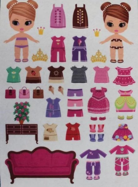 Бумажные куклы Винкс с одеждой Блум