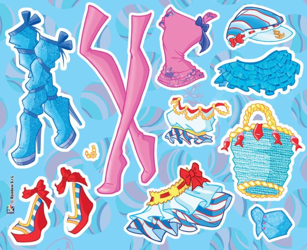 Бумажная кукла Звездочка Баттерфляй