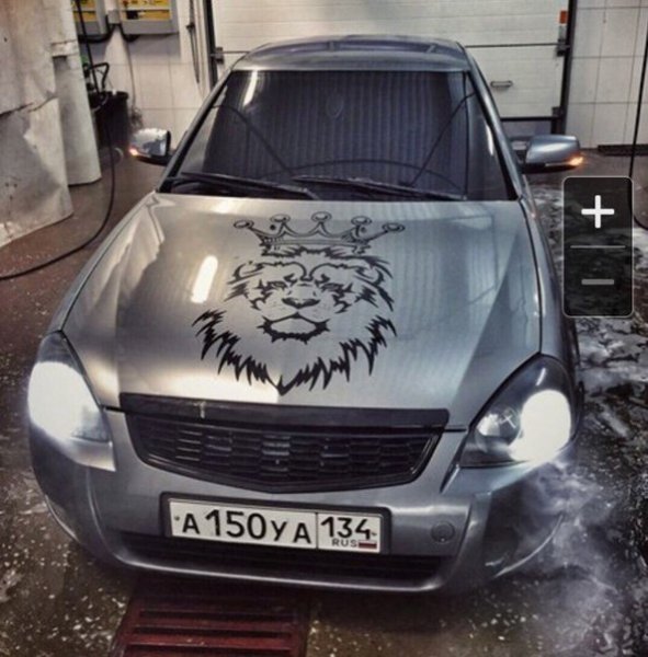 Прайд на капот ВАЗ 2114