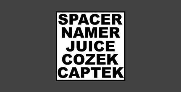 Spacer Namer Juice cozek Captek Стикеры