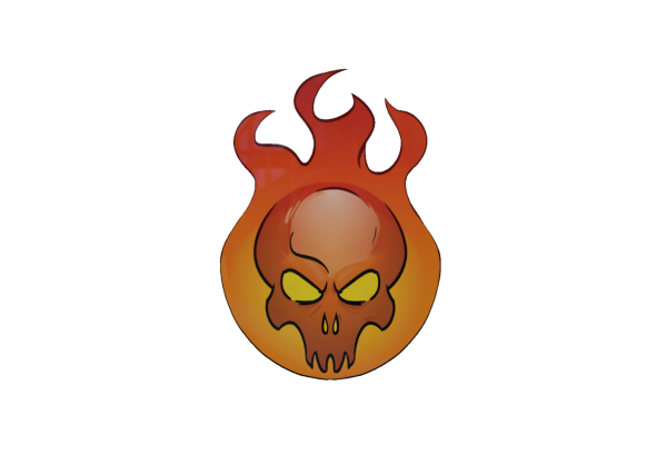 Сожжение наклейка КС го