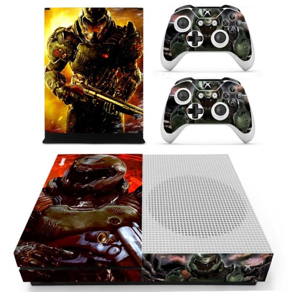 Xbox one s наклейки на консоль