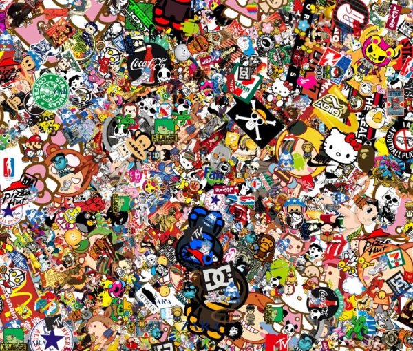 Наклейки стикербомбинг