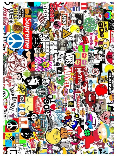 Наклейки стикербомбинг