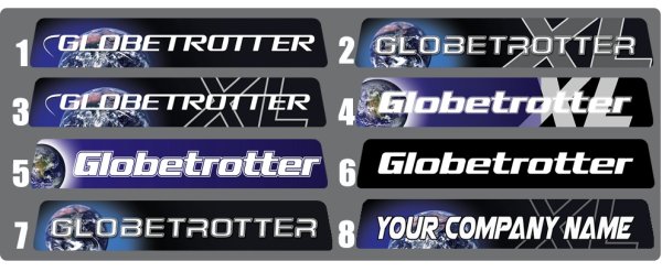 Globetrotter Volvo наклейка