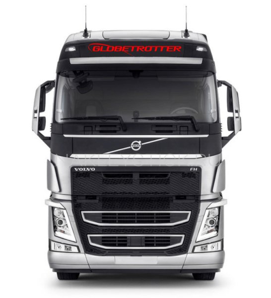Наклейка логотип Volvo Globetrotter