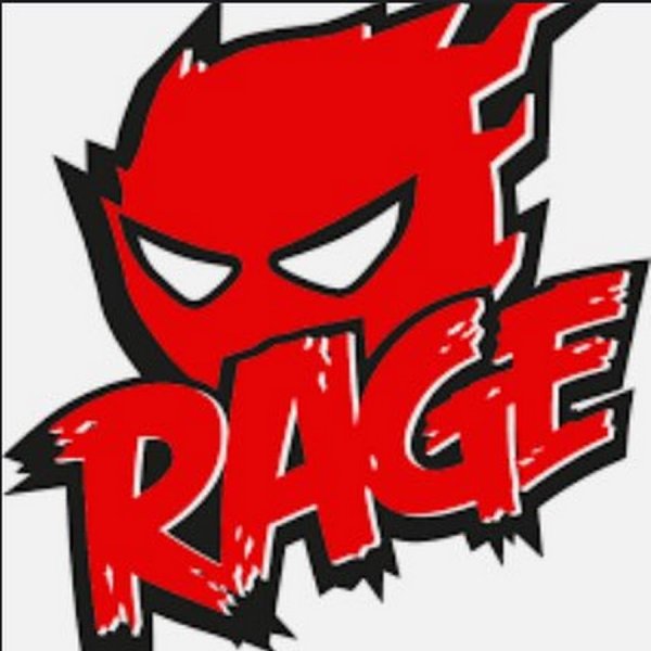 Стикер надпись ярость