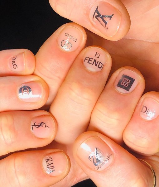 Мужской креативный маникюр