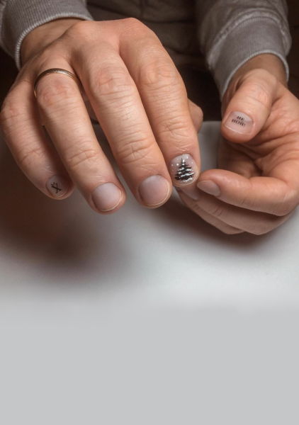 Ногти мужские маникюр