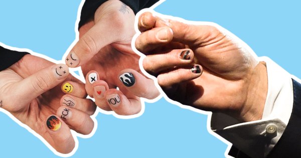 Мужской маникюр Минимализм