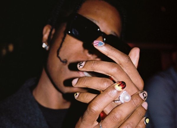 ASAP Rocky маникюр