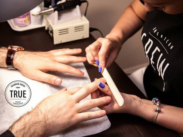 Маникюр мужской с рисунками