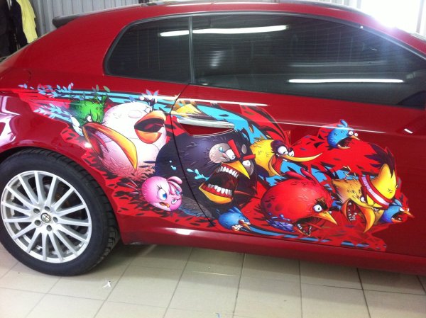 Субару винилография