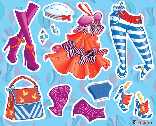 Бумажные куклы клуб Винкс