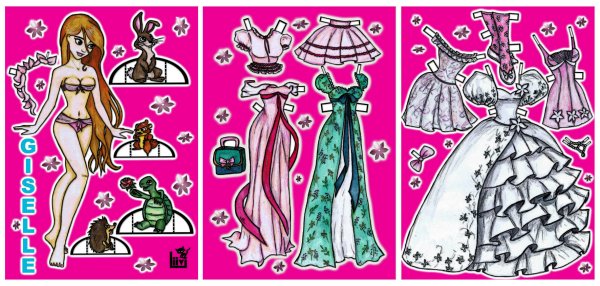 Раскраски одевалки