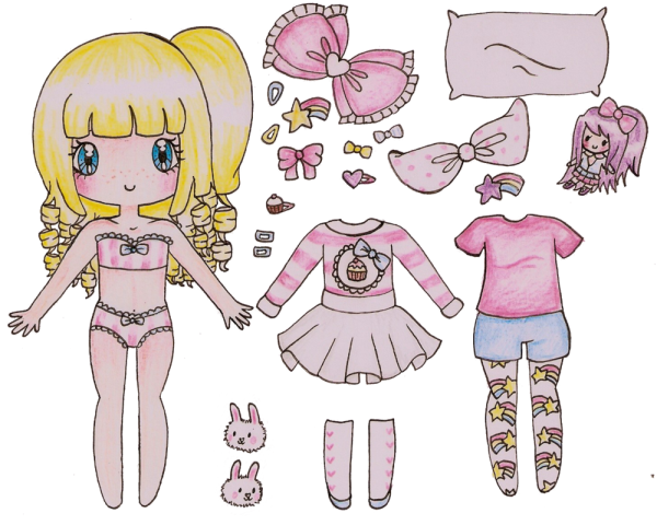 Бумажные куклы ЛОЛ Доллс