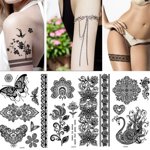 Тату наклейки на тело