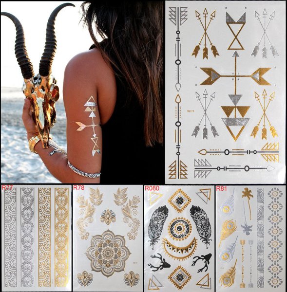 Временные тату наклейки