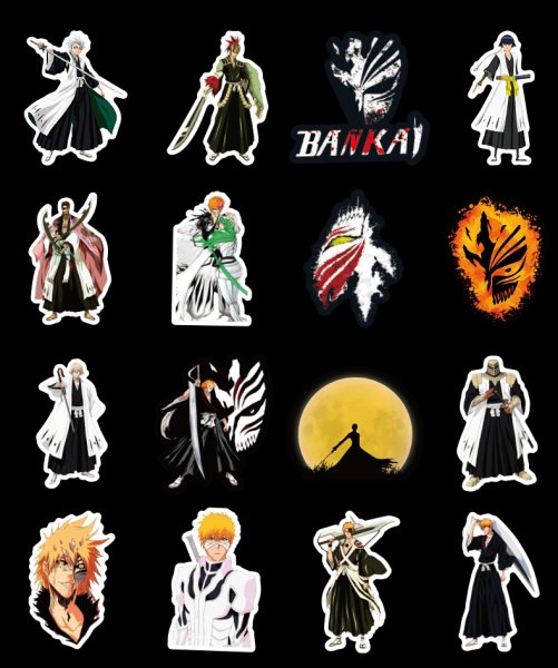 Наклейки аниме Блич