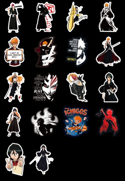 Наклейки аниме Блич