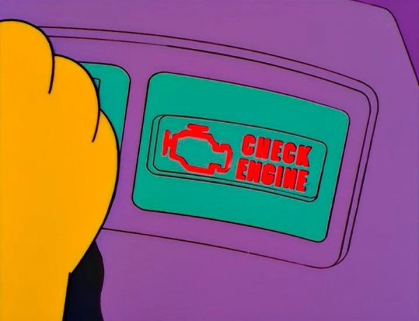 Ошибка лампочки check engine