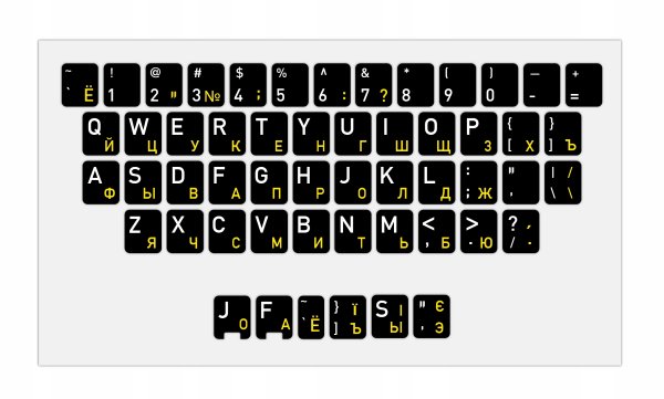 Клавиатура кверти русско-английская