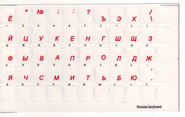 Буквы на клавиатуру наклейки