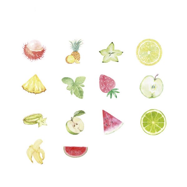 Стикеры фрукты