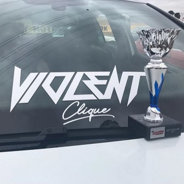 Наклейка Виолент на лобовое