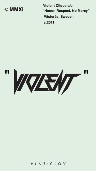 Violent Clique наклейка