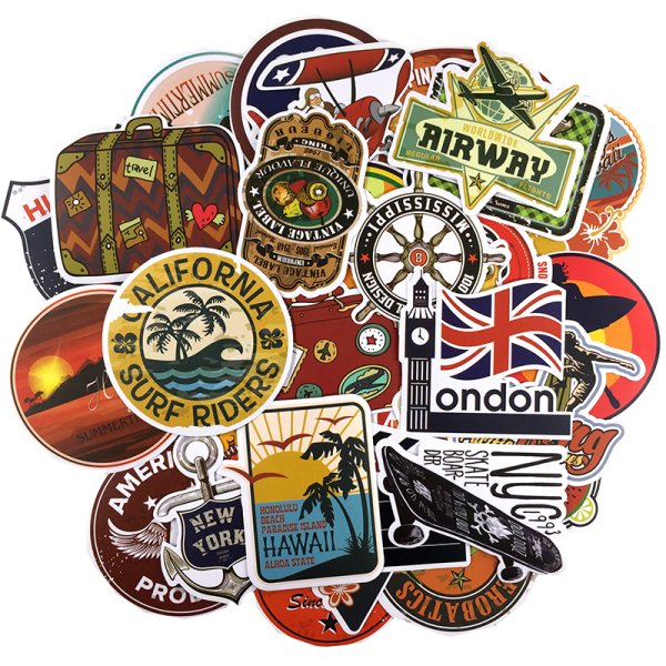 Наклейки на чемодан