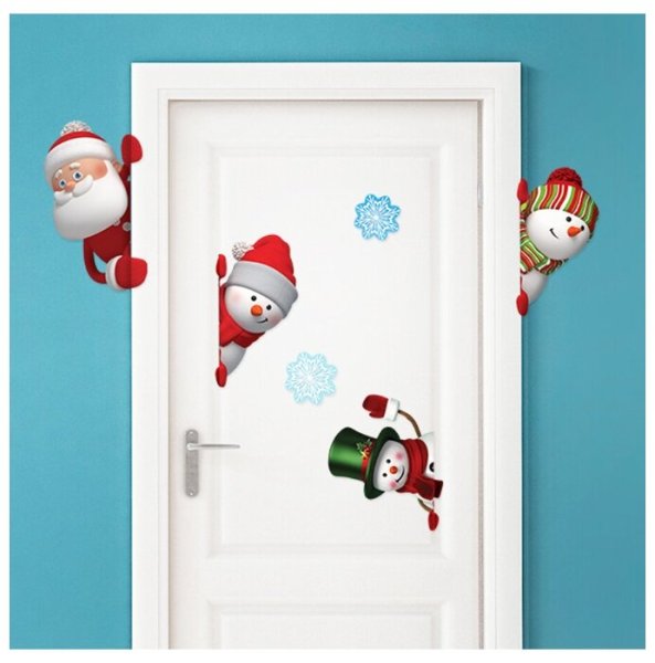 Новогоднее украшение на дверь